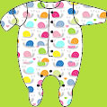Zutano Snails Footie