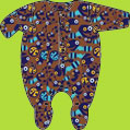 Zutano Moonlight Bugs Footie
