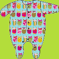 Zutano Owls Footie