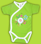 Itzy-Bitzy Cottage Garden Short Sleeve Bodysuit