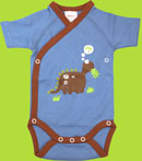 Zutano Itzy-Bitzy Dino Jungle Short Sleeve Bodysuit