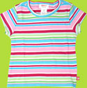 Zutano Toddler Basics Fairground Stripe Short Sleeve T-shirt