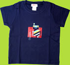 Zutano Toddler Navy Robot Kismet T-shirt