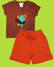 Zutano Toddler Mandarin Terry Shorts