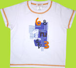 Zutano White Toddlers Numbers Short Sleeve T-shirt and Navy Cargo Shorts