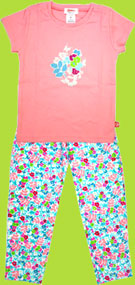 Zutano Lazy Daisy Fluttering Cap Sleeve T-shirt for Toddler and Lazy Daisy Leggings 