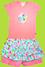 Zutano Lazy Daisy Ruffle Shorts