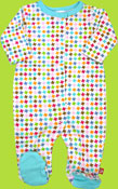 Zutano Itzy-Bitzy Pinwheel Footie for Newborn and Preemie