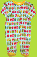Zutano Itzy-Bitzy Owls Footie for Newborn and Preemie