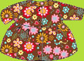 Zutano Lady Flower Long Sleeve Dress