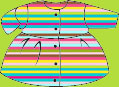 Zutano Super Multi Stripe Long Sleeve Dress