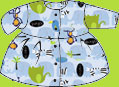 Zutano Monkey Friends Long Sleeve Dress