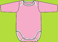 Zutano Pink Long Sleeve Onezie