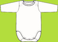 Zutano White Long Sleeve Onezie