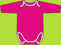 Zutano Fuchsia Long Sleeve Onezie