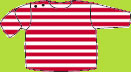 Zutano Red/White Stripe  Long Sleeve T-shirt