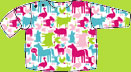 Zutano Fuchsia Farmyard Long Sleeve T-shirt