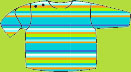 Zutano Pool Multi Stripe  Long Sleeve T-shirt