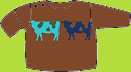 Zutano Cows Chocolate Long Sleeve T-shirt