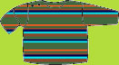 Zutano Loden/Navy Multi Stripe Long Sleeve T-shirt