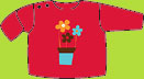 Zutano Flower Box "Flower Pot" Long Sleeve T-shirt