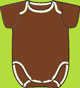 Zutano Chocolate Onezie