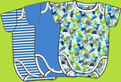 Zutano Dino Jungle 3 Piece Short Sleeve Onezie Set