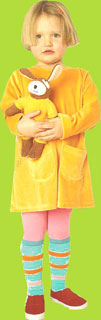 Zutano Toddler Orange Velour Tunik