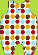 Zutano Big Dot Chocolate Overall