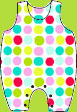 Zutano Gum Drops Overall