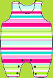 Zutano  Fairground Stripe Overall