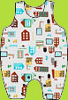 Zutano Brick and Mortar Overall