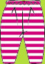 Zutano Fuchsia/White Stripe Pants
