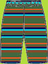 Zutano Loden/Navy MultiStripe Pant