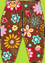 Zutano Lady Flower Pants