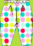 Zutano Gum Drops Pants