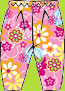 Zutano Sugar Blossom Pants