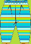 Zutano Pool Multi Stripe Pants