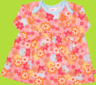 Zutano Newborn Sugar Blossom long sleeve dress