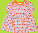 Zutano Itzy-Bitzy Sorbetti Long Sleeve Newborn Dress