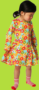Zutano Toddler Rugosa Long Sleeve Dress