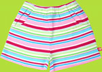 Zutano Toddler Basics Fairground Stripe Shorts