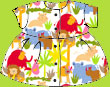 Zutano Zoo Crew Short Sleeve Dress