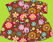 Zutano Lady Flower Short Sleeve Dress