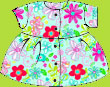 Zutano Flower Show Short Sleeve Dress