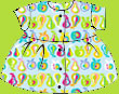 Zutano Big Apple Short Sleeve Dress