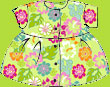 Zutano Luau Short Sleeve Dress