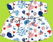 Zutano Whale Watch Short Sleeve Dress