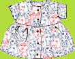 Zutano Doggies Short Sleeve Dress
