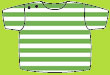 Zutano Apple/White Stripe Short Sleeve T-shirt